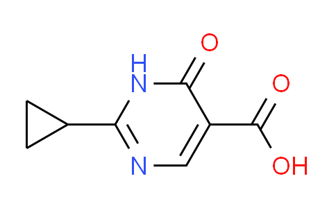 CAS No. 1219561-35-9, 2-cyclopropyl-6-oxo-1,6-dihydro-5-pyrimidinecarboxylic acid