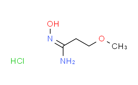 CAS No. 67015-15-0, (1E)-N'-hydroxy-3-methoxypropanimidamide hydrochloride