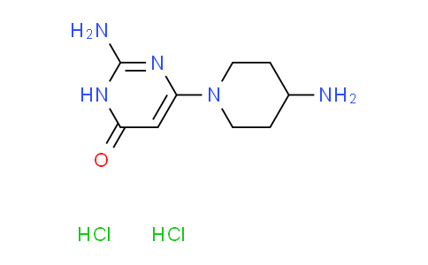 CAS No. 1158247-58-5, 2-amino-6-(4-amino-1-piperidinyl)-4(3H)-pyrimidinone dihydrochloride