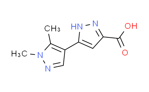 CAS No. 1033431-24-1, 1',5'-dimethyl-1'H,2H-3,4'-bipyrazole-5-carboxylic acid
