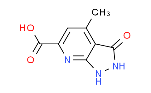 CAS No. 862273-50-5, 4-methyl-3-oxo-2,3-dihydro-1H-pyrazolo[3,4-b]pyridine-6-carboxylic acid