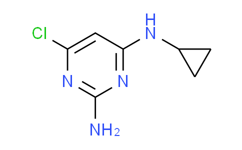 CAS No. 1158781-49-7, 6-chloro-N~4~-cyclopropyl-2,4-pyrimidinediamine