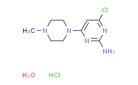 4-chloro-6-(4-methyl-1-piperazinyl)-2-pyrimidinamine hydrochloride hydrate