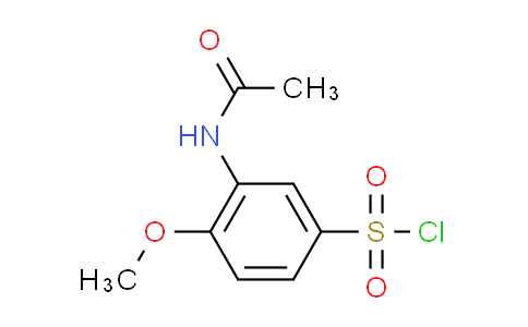 CAS No. 3746-67-6, 3-(acetylamino)-4-methoxybenzenesulfonyl chloride