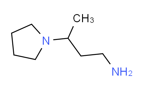 CAS No. 893644-50-3, 3-(1-pyrrolidinyl)-1-butanamine