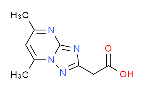 CAS No. 256348-41-1, (5,7-dimethyl[1,2,4]triazolo[1,5-a]pyrimidin-2-yl)acetic acid
