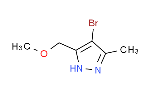 CAS No. 1287752-78-6, 4-bromo-5-(methoxymethyl)-3-methyl-1H-pyrazole