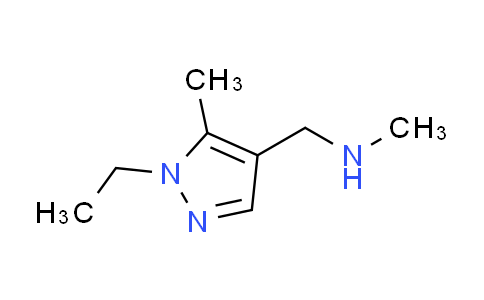 CAS No. 943106-34-1, 1-(1-ethyl-5-methyl-1H-pyrazol-4-yl)-N-methylmethanamine