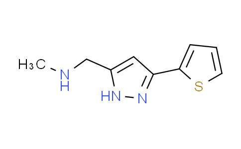 CAS No. 859850-81-0, N-methyl-1-[3-(2-thienyl)-1H-pyrazol-5-yl]methanamine