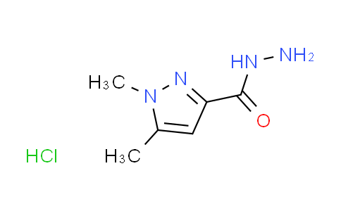 CAS No. 1268991-90-7, 1,5-dimethyl-1H-pyrazole-3-carbohydrazide hydrochloride