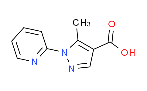 CAS No. 241798-60-7, 5-methyl-1-(2-pyridinyl)-1H-pyrazole-4-carboxylic acid