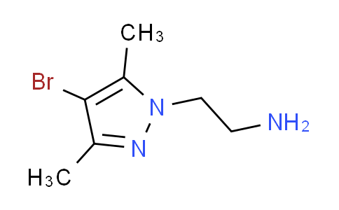 CAS No. 562815-07-0, 2-(4-bromo-3,5-dimethyl-1H-pyrazol-1-yl)ethanamine