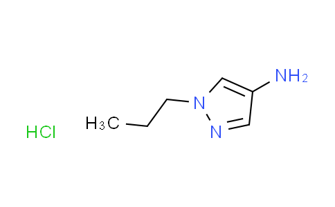 CAS No. 1390654-83-7, 1-propyl-1H-pyrazol-4-amine hydrochloride