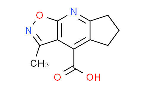 CAS No. 937657-94-8, 3-methyl-6,7-dihydro-5H-cyclopenta[b]isoxazolo[4,5-e]pyridine-4-carboxylic acid
