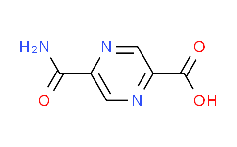 CAS No. 117890-32-1, 5-(aminocarbonyl)-2-pyrazinecarboxylic acid