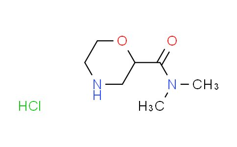 CAS No. 1361115-06-1, N,N-dimethyl-2-morpholinecarboxamide hydrochloride