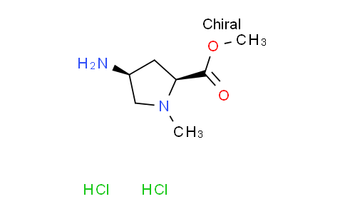 CAS No. 1300698-39-8, methyl (4S)-4-amino-1-methyl-L-prolinate dihydrochloride