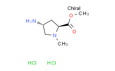 CAS No. 1609388-59-1, methyl (4R)-4-amino-1-methyl-L-prolinate dihydrochloride