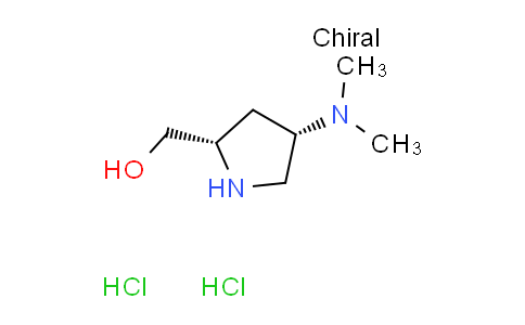 CAS No. 1777812-81-3, [(2S,4S)-4-(dimethylamino)-2-pyrrolidinyl]methanol dihydrochloride