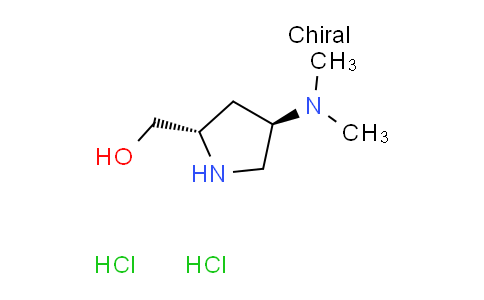 CAS No. 1609388-44-4, [(2S,4R)-4-(dimethylamino)-2-pyrrolidinyl]methanol dihydrochloride