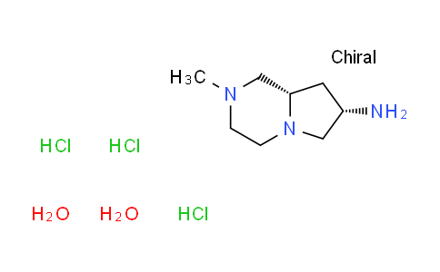 CAS No. 1268326-45-9, (7S,8aS)-2-methyloctahydropyrrolo[1,2-a]pyrazin-7-amine trihydrochloride dihydrate