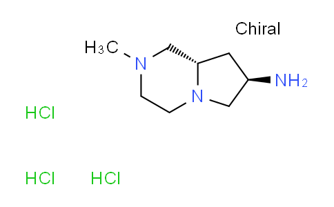 CAS No. 1777812-74-4, (7R,8aS)-2-methyloctahydropyrrolo[1,2-a]pyrazin-7-amine trihydrochloride