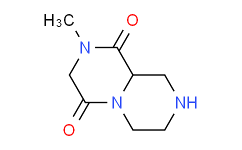 CAS No. 1009597-84-5, 2-methyltetrahydro-2H-pyrazino[1,2-a]pyrazine-1,4(3H,6H)-dione
