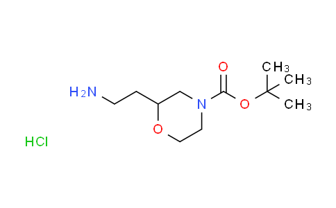 CAS No. 1922877-33-5, tert-butyl 2-(2-aminoethyl)morpholine-4-carboxylate hydrochloride