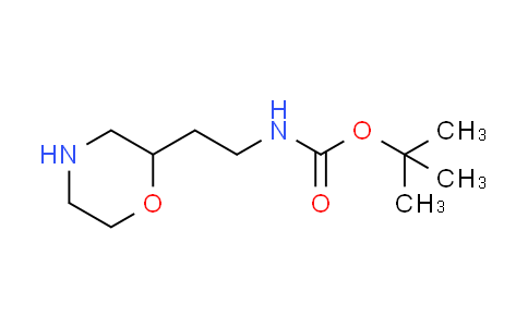 CAS No. 1032507-63-3, tert-butyl (2-morpholin-2-ylethyl)carbamate