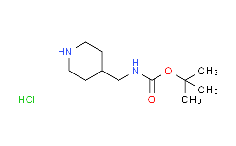 CAS No. 1049727-98-1, tert-butyl (4-piperidinylmethyl)carbamate hydrochloride