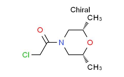 CAS No. 1281759-10-1, cis-4-(chloroacetyl)-2,6-dimethylmorpholine
