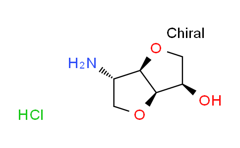 CAS No. 81702-33-2, (3R,3aR,6S,6aR)-6-aminohexahydrofuro[3,2-b]furan-3-ol hydrochloride
