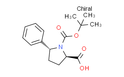 CAS No. 2230901-01-4, (5R)-1-(tert-butoxycarbonyl)-5-phenyl-D-proline