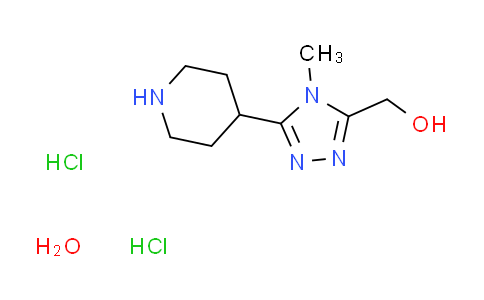 CAS No. 1330756-25-6, [4-methyl-5-(4-piperidinyl)-4H-1,2,4-triazol-3-yl]methanol dihydrochloride hydrate