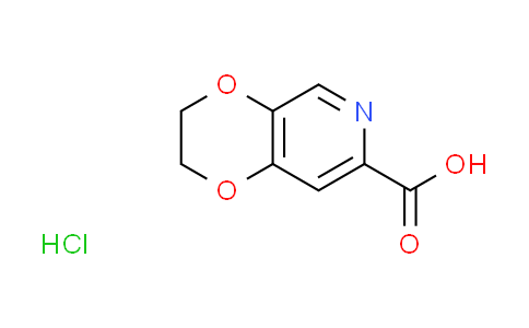 CAS No. 2169997-52-6, 2,3-dihydro[1,4]dioxino[2,3-c]pyridine-7-carboxylic acid hydrochloride