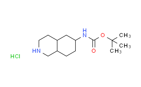 CAS No. 1820583-19-4, tert-butyl rac-(4aR,6S,8aS)-decahydro-6-isoquinolinylcarbamate hydrochloride