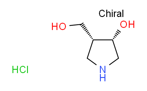 CAS No. 853270-49-2, cis-4-(hydroxymethyl)-3-pyrrolidinol hydrochloride