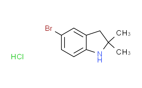 CAS No. 2230913-73-0, 5-bromo-2,2-dimethylindoline hydrochloride