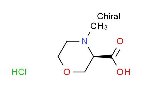 CAS No. 1965314-57-1, (3R)-4-methyl-3-morpholinecarboxylic acid hydrochloride