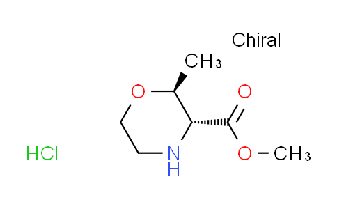 CAS No. 2140263-30-3, methyl (2S,3R)-2-methyl-3-morpholinecarboxylate hydrochloride