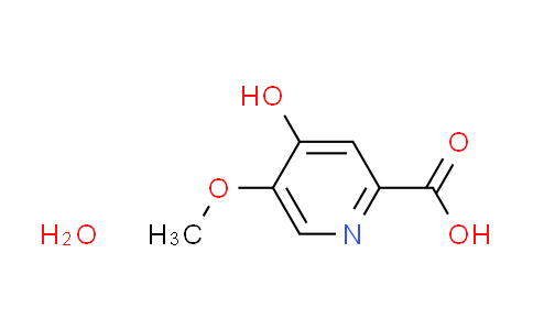 CAS No. 1609406-52-1, 4-hydroxy-5-methoxy-2-pyridinecarboxylic acid hydrate