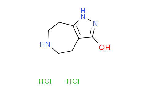 CAS No. 1609406-47-4, 1,4,5,6,7,8-hexahydropyrazolo[3,4-d]azepin-3-ol dihydrochloride