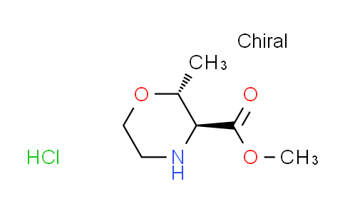 CAS No. 2140264-57-7, methyl (2R,3S)-2-methyl-3-morpholinecarboxylate hydrochloride