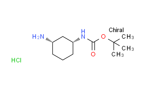 CAS No. 1383375-98-1, tert-butyl rac-[(1R,3S)-3-aminocyclohexyl]carbamate hydrochloride