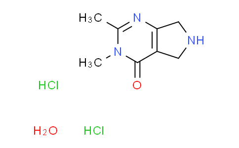 CAS No. 1243250-20-5, 2,3-dimethyl-3,5,6,7-tetrahydro-4H-pyrrolo[3,4-d]pyrimidin-4-one dihydrochloride hydrate