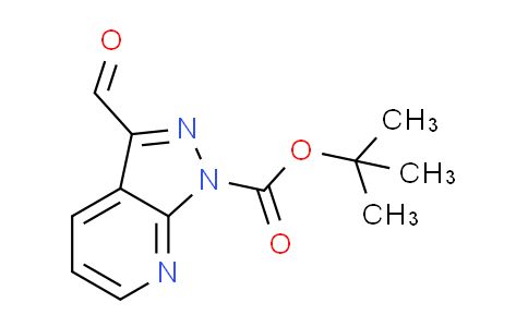 CAS No. 1155846-83-5, tert-butyl 3-formyl-1H-pyrazolo[3,4-b]pyridine-1-carboxylate