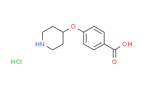 CAS No. 1609396-09-9, 4-(4-piperidinyloxy)benzoic acid hydrochloride