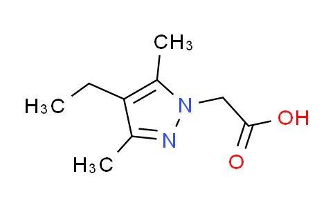 CAS No. 1177352-85-0, (4-ethyl-3,5-dimethyl-1H-pyrazol-1-yl)acetic acid