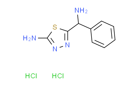 CAS No. 1241674-62-3, 5-[amino(phenyl)methyl]-1,3,4-thiadiazol-2-amine dihydrochloride