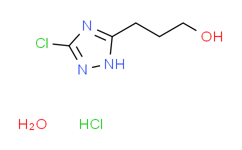 CAS No. 1256643-20-5, 3-(3-chloro-1H-1,2,4-triazol-5-yl)-1-propanol hydrochloride hydrate